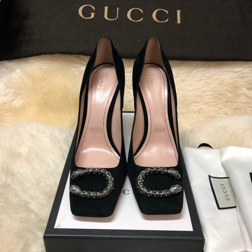 *SOLD* Gucci Dionysus Suede Pump - Picture 3 of 11